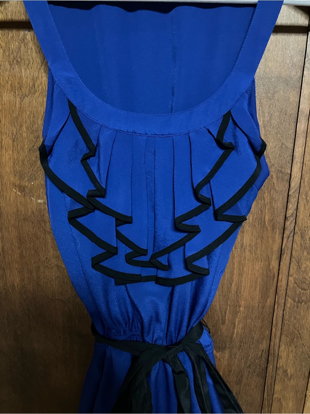 Express Ruffle Front Sleeveless Dress - Picture 2 of 4